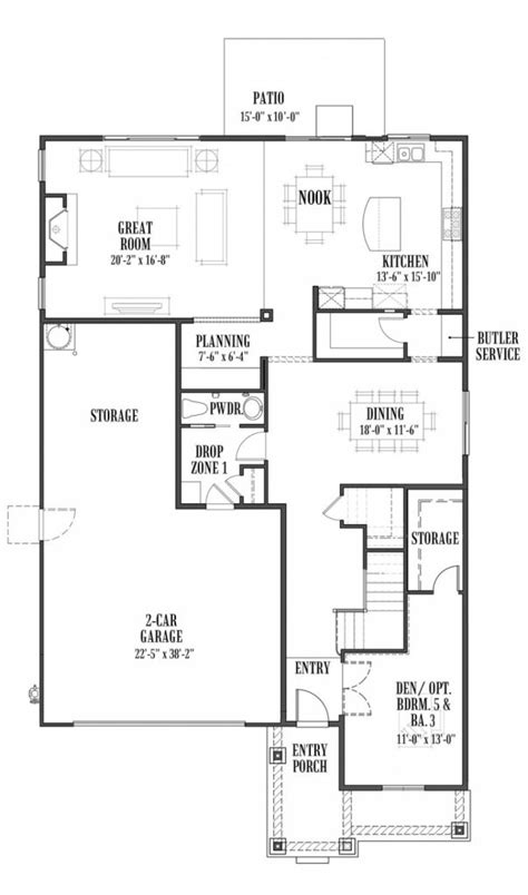 Unique New Homes Floor Plans - New Home Plans Design