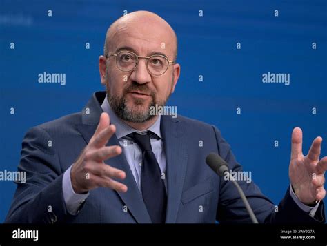 EU Gipfel Am 22 03 2024 Charles MICHEL Praesident Von Europaeischer