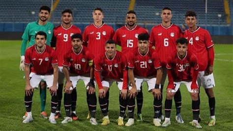 موعد مباراة مصر ضد زامبيا في تصفيات أمم أفريقيا تحت 23 عامًا والقنوات