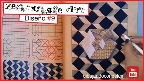 Como Dibujar Zentangle Art Paso A Paso Zentangle Pattern Youtube