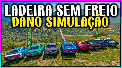 Ladeira Sem Freio Dano Simula O Forza Horizon Youtube