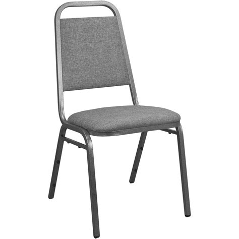 Charcoal Gray Fabric-Padded Banquet Stackable Chairs - Walmart.com - Walmart.com