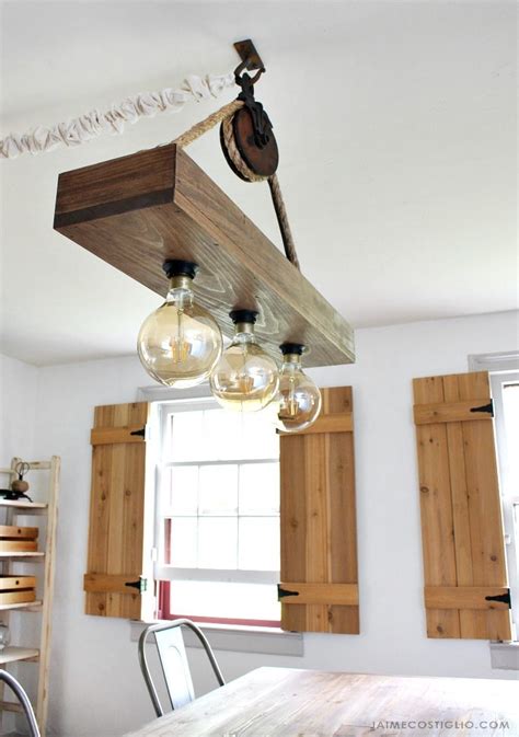 DIY Hanging Light Fixture - Jaime Costiglio