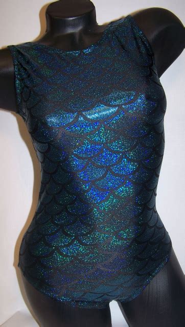 Teal Mermaid Flipflop Leos Gymnastics Leotard