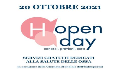 AREZZO VI Giornata Mondiale Dell Osteoporosi Il 20 Ottobre Visite