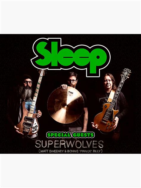 "SLEEP BAND TOUR 2023" Sticker for Sale by tyalarise | Redbubble