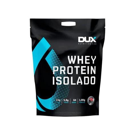 Whey Dux Isolado 1 8kg Baunilha Dux Nutrition Whey Protein