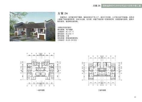 湖南省新时代农村住宅设计优秀方案汇编通知市住房和城乡建设局永州市人民政府