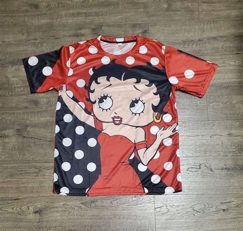 Vintage Betty Boop All Over Print Tshirt S Munimoro Gob Pe