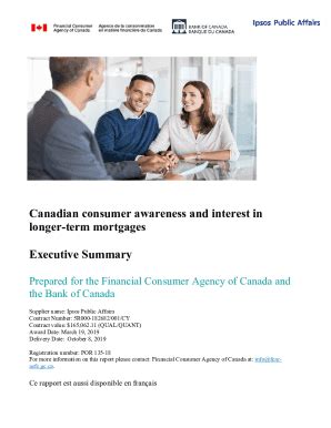 Fillable Online Publications Gc Canadian Consumer Awareness And