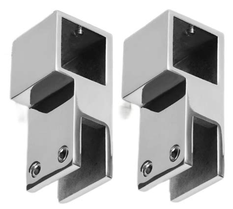 Bathroom Shower Enclosure Hardware Accessories Patch Fitting 304 Stainless Steel Fixed Panel To