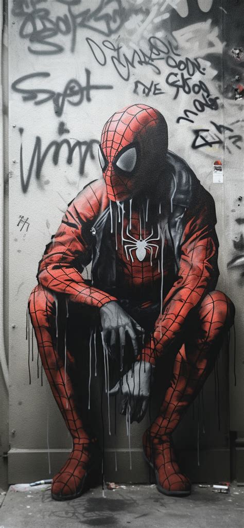 Spider Man Street Art Wallpapers Spider Man Wallpapers IPhone