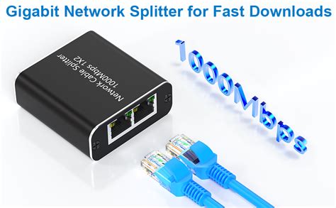 Amazon Gigabit Ethernet Splitter To High Speed Mbps