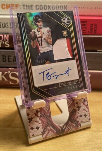 Tyson Bagent Panini Limited Gold Spotlight Rpa Auto Sick Patch