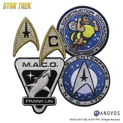 Star Trek The Official Patch Collection Wave 1 Star Trek Star Trek Art Star Wars Collection