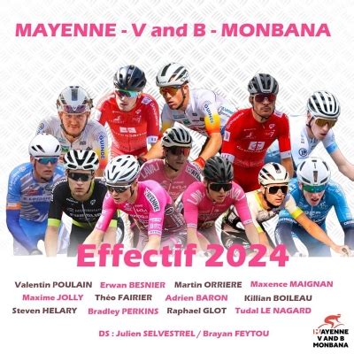 Mayenne V And B Monbana Effectif 2024 VELO OUEST Actu Cyclisme Pays