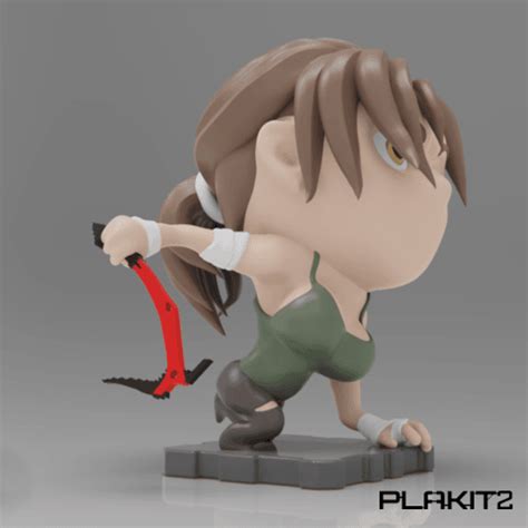 Fichier Stl Gratuit Tomb Raider Lara Croft Plakit Series Objet