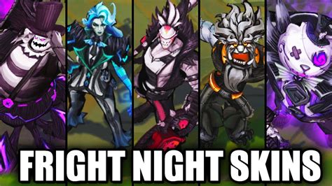 All New Fright Night Skins Spotlight Draven Annie Trundle Renata Urgot