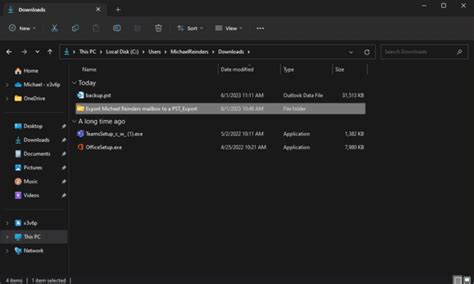 How to Export an Office 365 Mailbox to PST Files
