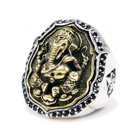 Ganeshganesha925 Sterling Silver Ringlord Ganeshelephant God