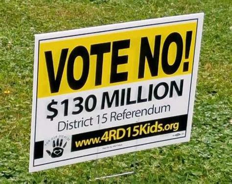 Voters Overwhelmingly Reject District 15 Bond Issue Plan For New Schools