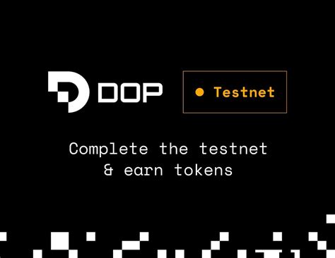 Dop Airdrop Is Live Use The Testnet And Claim Your Token