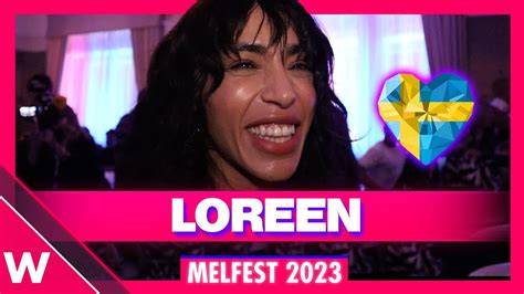 🇸🇪 Loreen Tattoo Melodifestivalen 2023 Final Interview Youtube