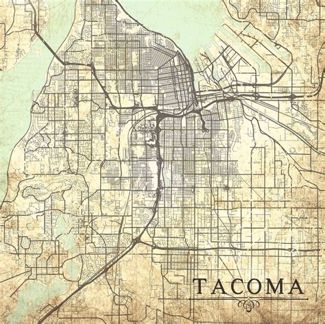 Old Tacoma Map