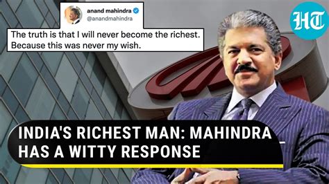 Anand Mahindra Wins The Internet With Witty Response To Becoming India