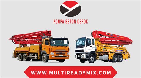 Harga Sewa Pompa Beton Depok Multi Ready Mix