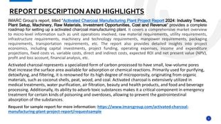 Detailed Project Report On Activated Charcoal Manufacturing Plant Setup