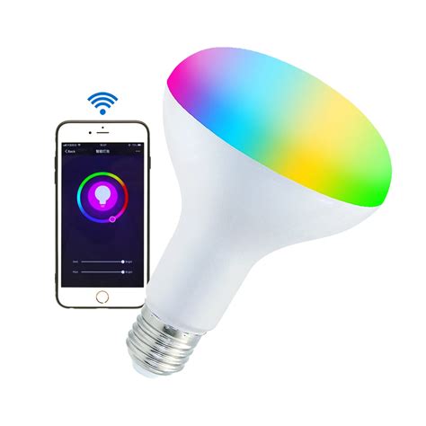 ANBLUB E27 RGBW LED Bulb 10W Smart Wifi Control Lights AC 85 265V 2 4G