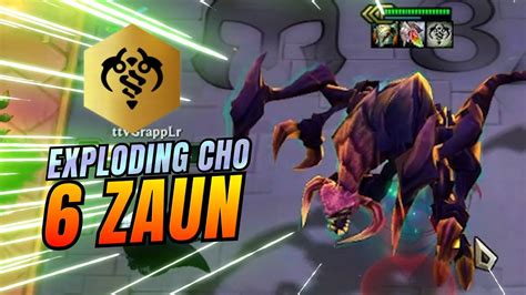 EXPLODING CHO GATH STOP PINGING ME Teamfight Tactics YouTube