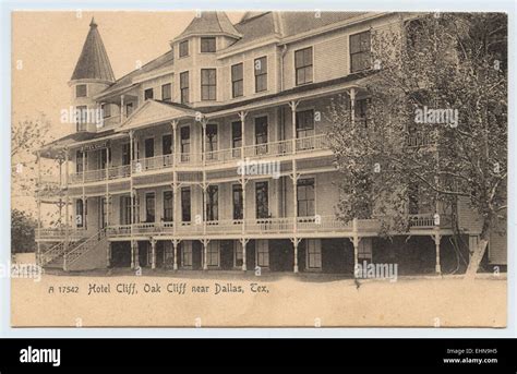 Hotel Cliff Oak Cliff Near Dallas Texas Stock Photo Alamy