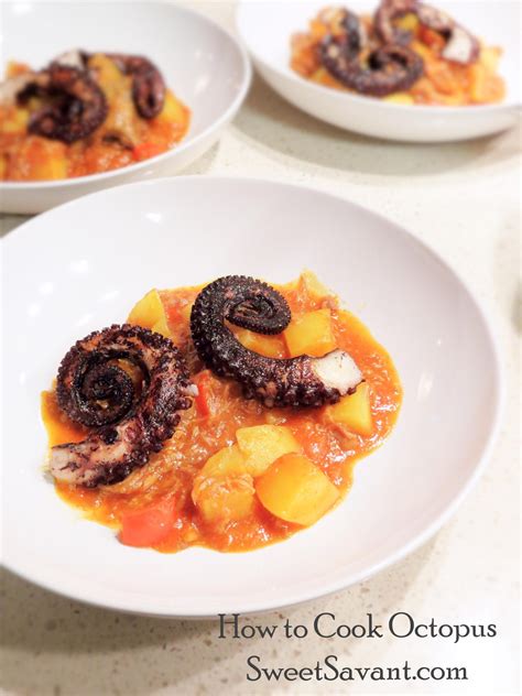 How to cook an Octopus - Sweet Savant