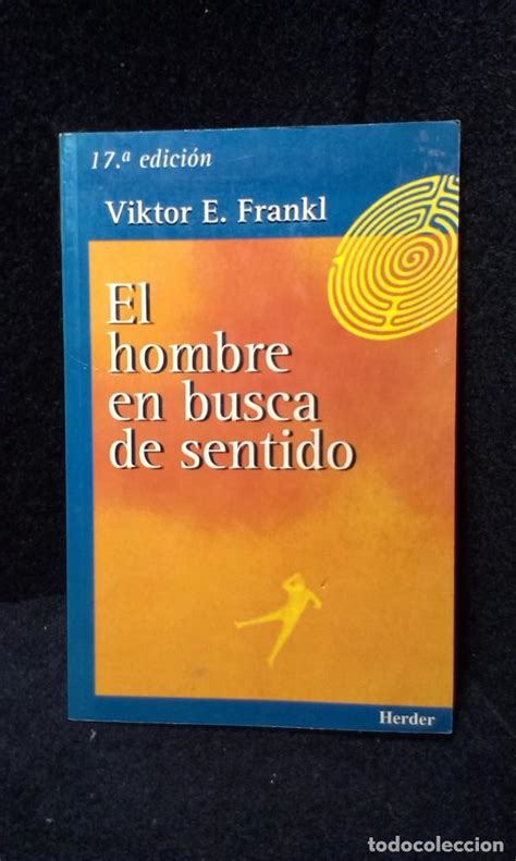 El Hombre En Busca De Sentido Viktor E Frank Comprar Libros De