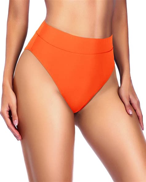 Marinavida Women High Waisted Cheeky Bikini Bottoms High