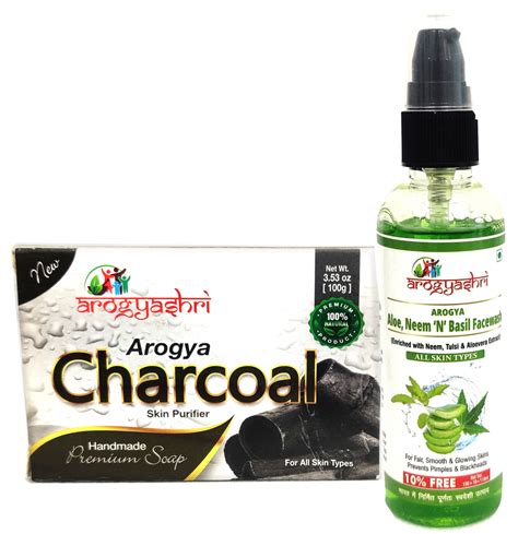 Arogya Aloe Vera Neem Face Wash Charcoal Soap Set At Rs Piece Tbc