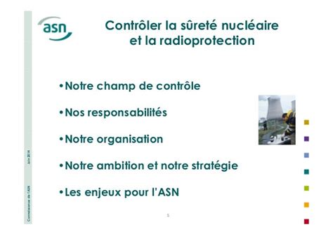 Lorganisation Du Contrôle De La Sûreté Nucléaire En France