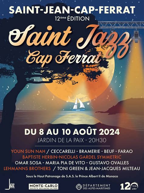 Festival Saint Jazz Cap Ferrat Samedi 10 août Saint Jean Cap Ferrat