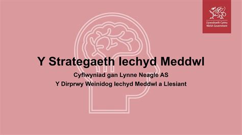 Strategaeth Iechyd Meddwl Cymru Datganiadau Gweledigaeth Ac