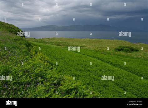 Bad Weather Over The Sound Of Mull Stock Photo Alamy