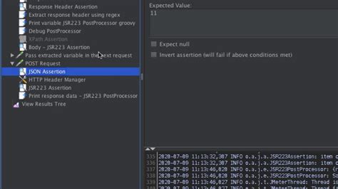 Assertions In Jmeter Json Jsr223 Response Assertions Youtube