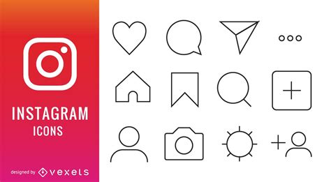 Instagram Icon Set #143038 - Free Icons Library