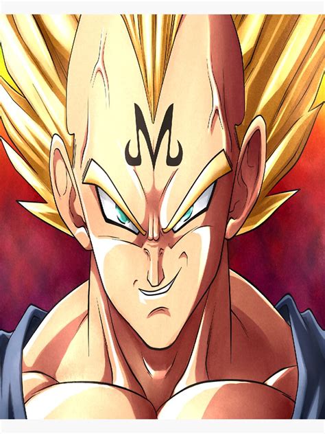 Majin Vegeta Sticker For Sale By Scream1212 Redbubble