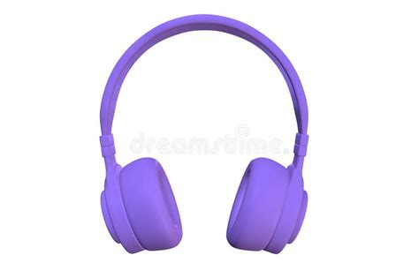 Purple Air Headphones Icon Icon Isolated On Purple Background Holder