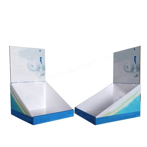 Paperboard Counter Display Boxes Paper Tray Box Display Rack Cardboard