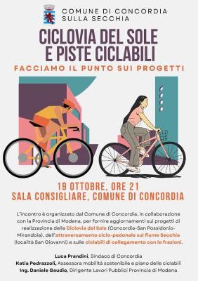 Ciclovia Del Sole E Piste Ciclabili Comune Di Concordia Sulla Secchia