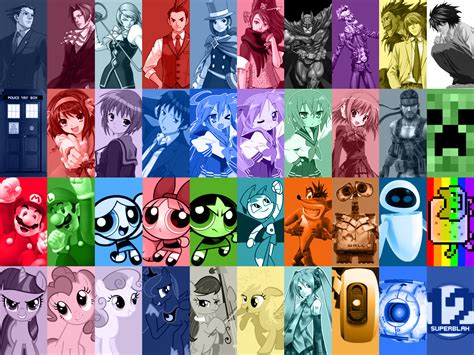 Disney Pixar Characters Collage