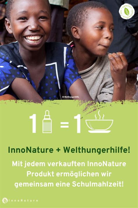 Innonature Hilft Pro Produkt Eine Schulmahlzeit Oder Seife Mahlzeit